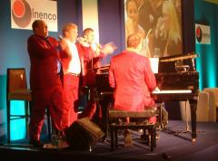 Four Poofs and a Piano