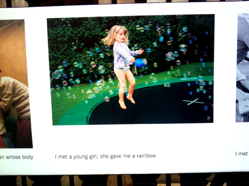 young girl gave me a rainbow young girl gave me a rainbow