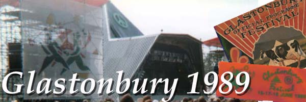 Glastonbury 89 banner