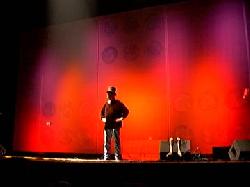 Kesey on stage