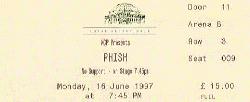 Albert Hall Ticket